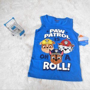 Nickelodeon Paw Patrol Tank Top Blue Boys Size 6